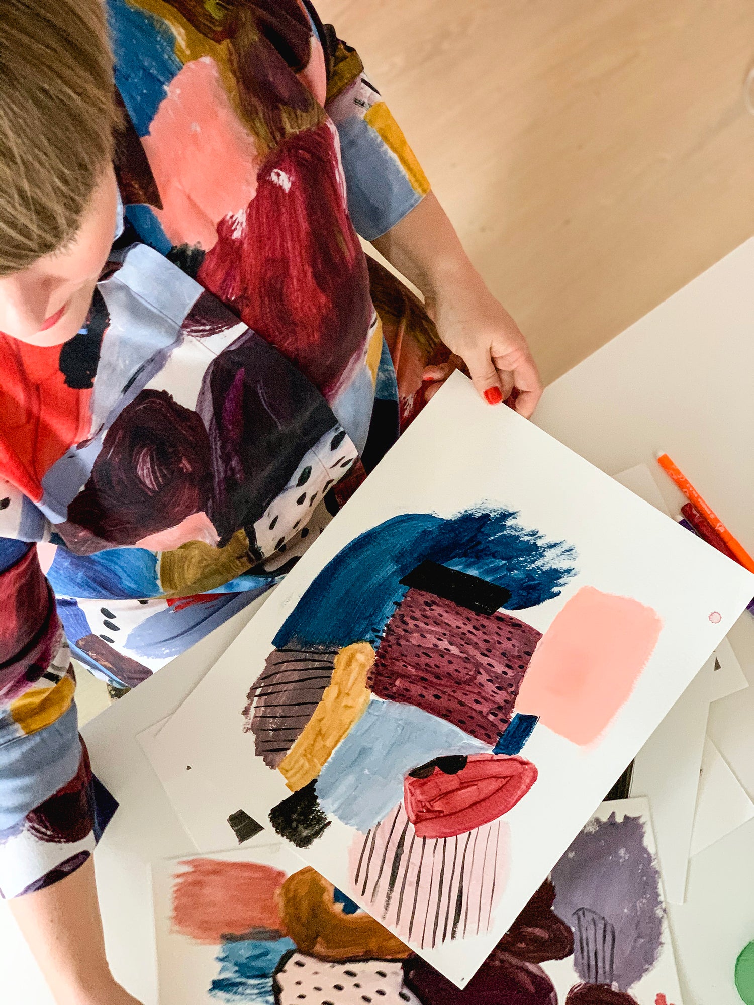 How are Papu’s prints created?