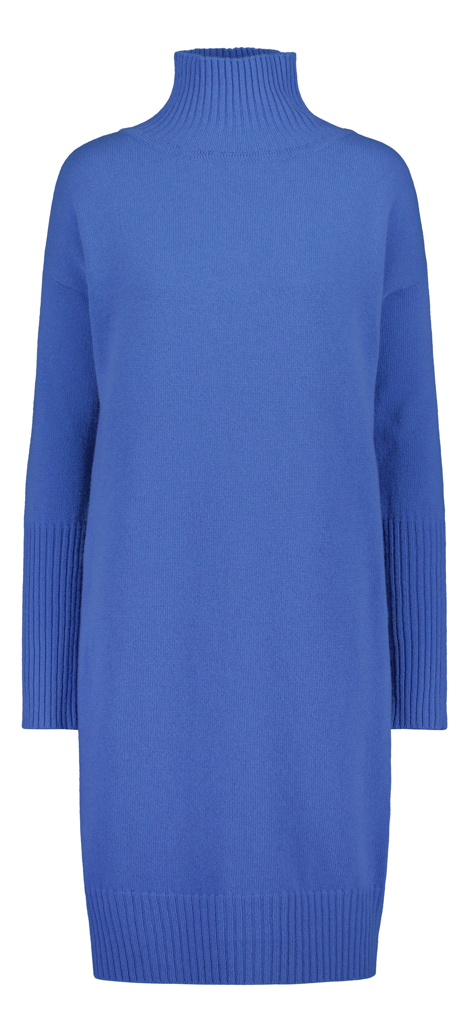 CHUNKY TURTLE DRESS, True Blue