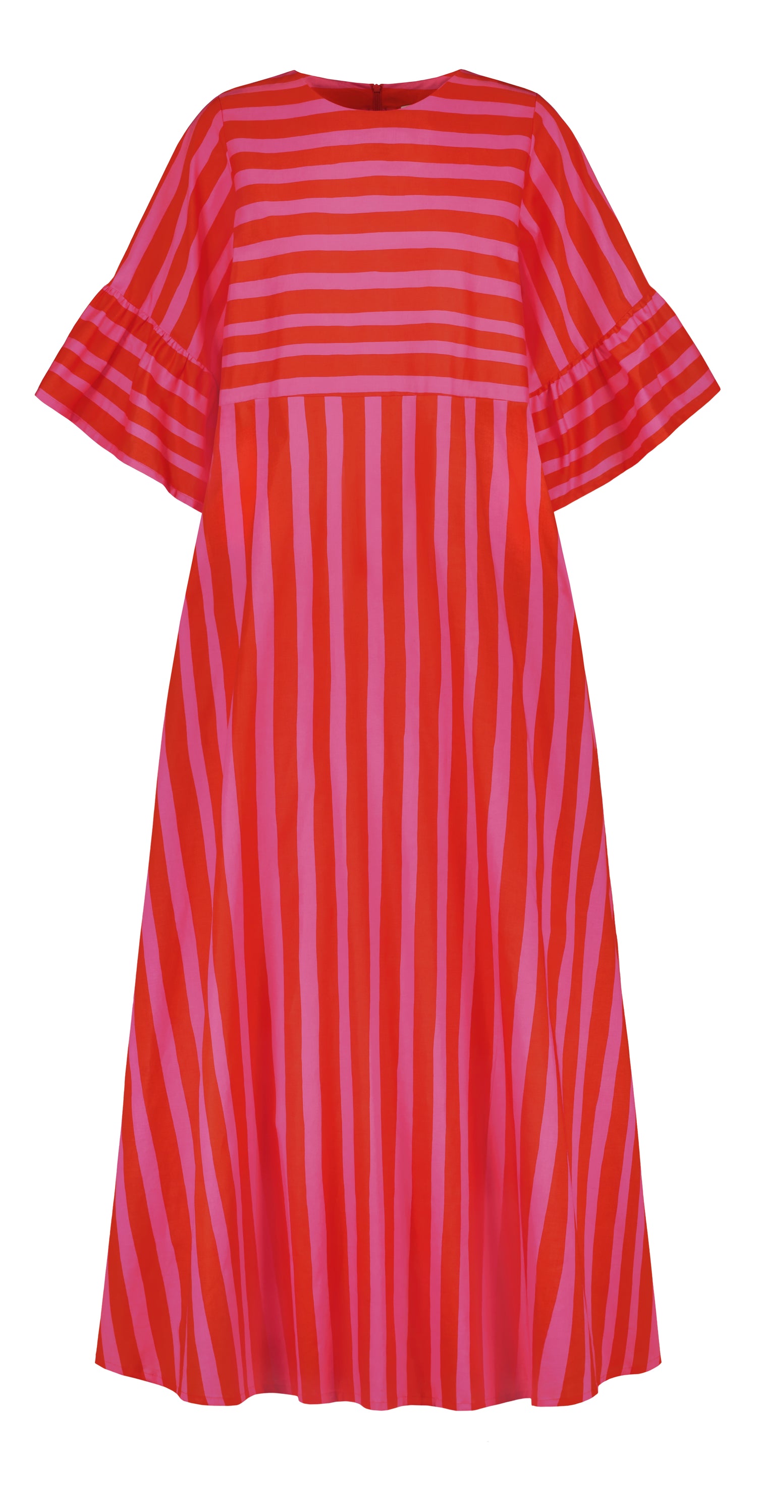 TWIST-dress, Paris stripe pink