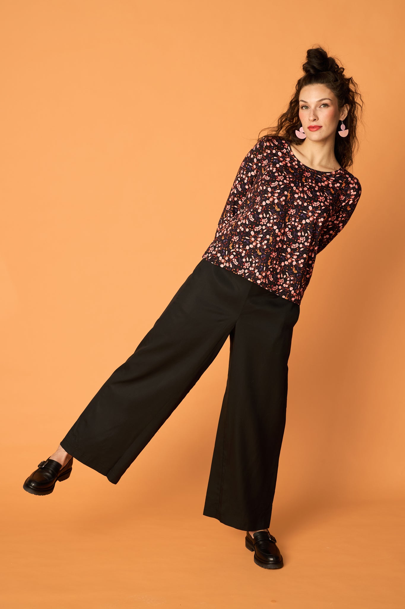 3/4 SLEEVE SHIRT, Berrycloud MULTICOLOR