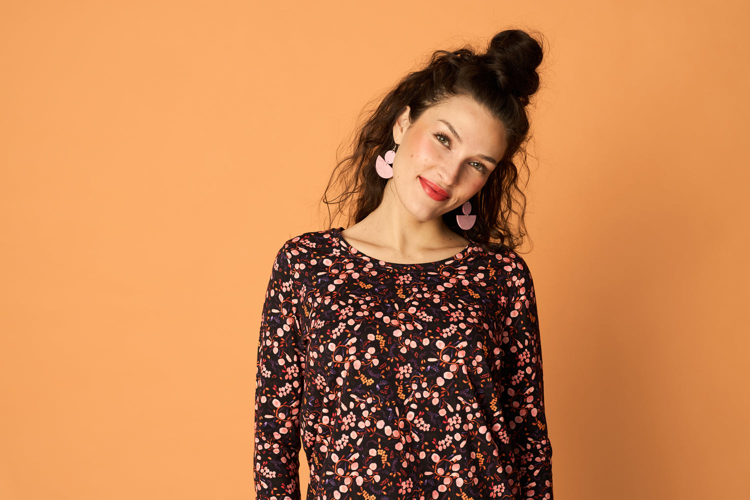 3/4 SLEEVE SHIRT, Berrycloud MULTICOLOR