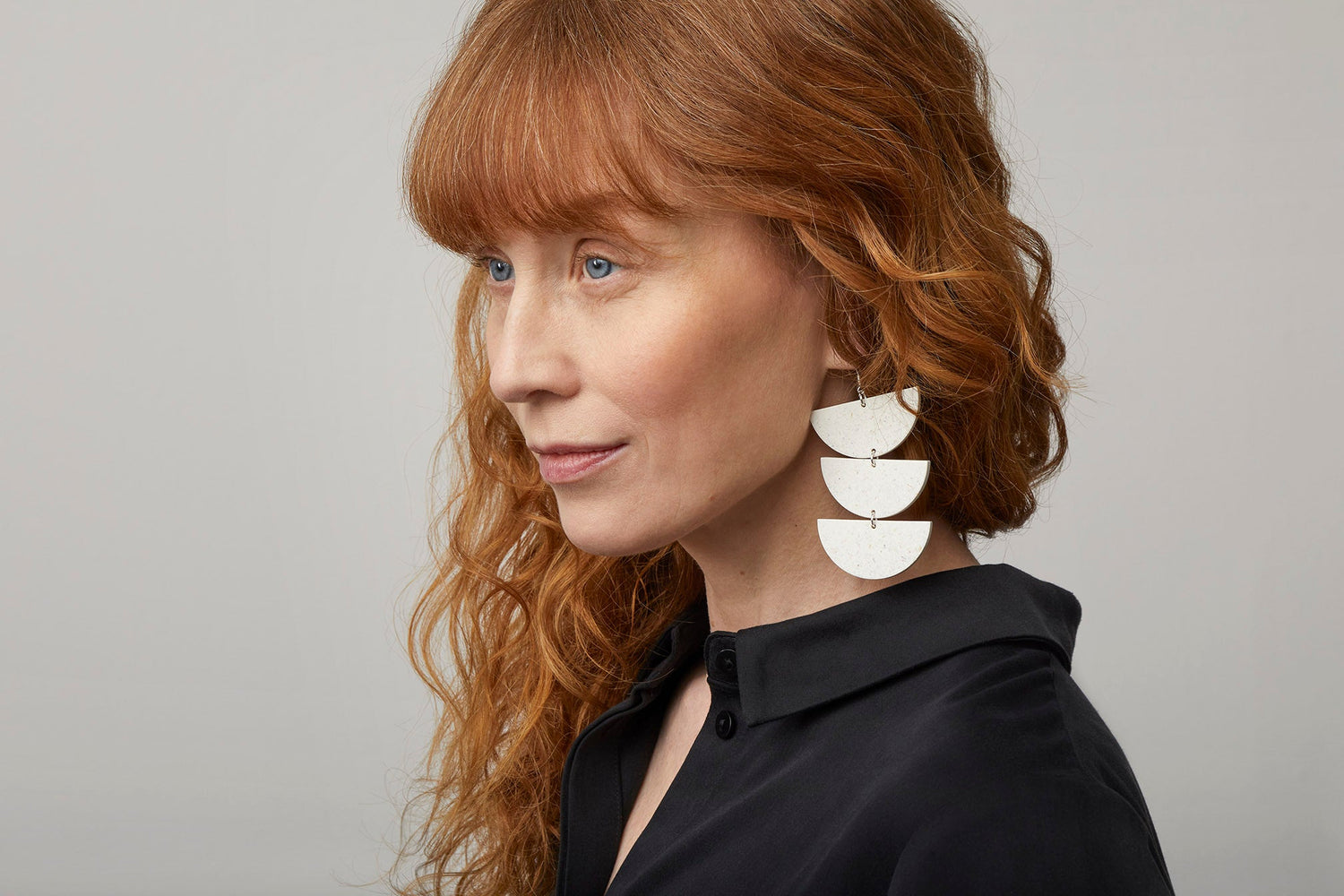 BEANS EARRINGS No.3, First Snow