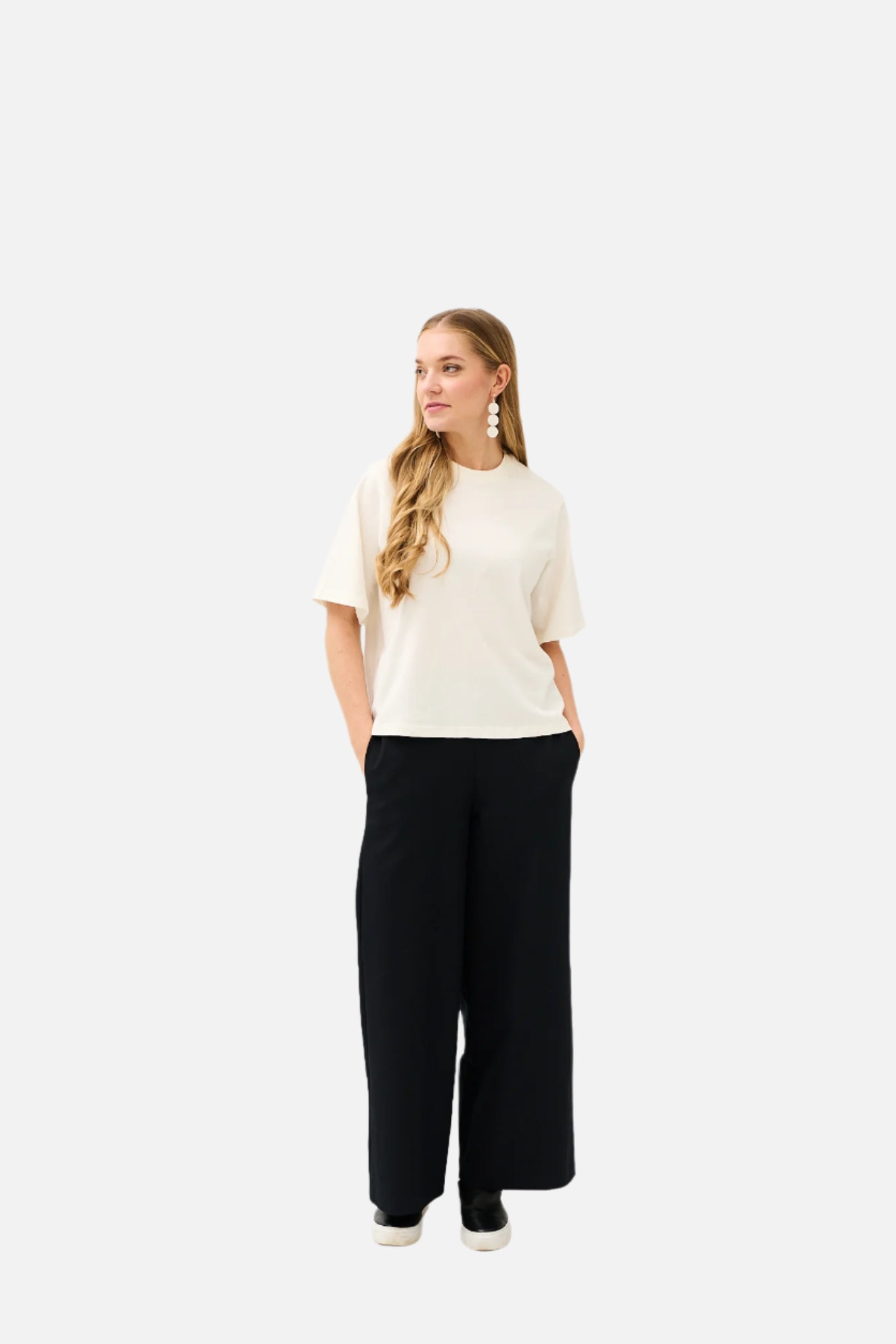 BOHO PANTS, Cotton, Black