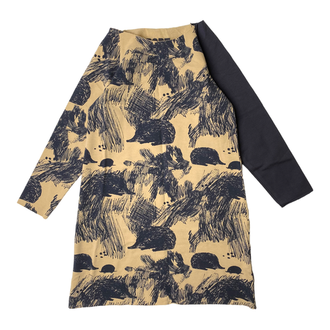 Papu sweat dress, hedgehog | 110/116cm