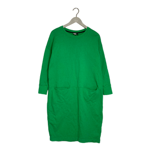 Papu giant split dress, green | woman S