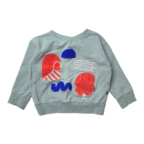 Papu sweatshirt, embroidery | 98/104cm