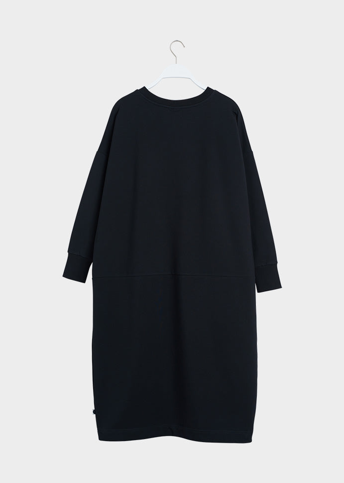GIANT SPLIT DRESS, Black, Women