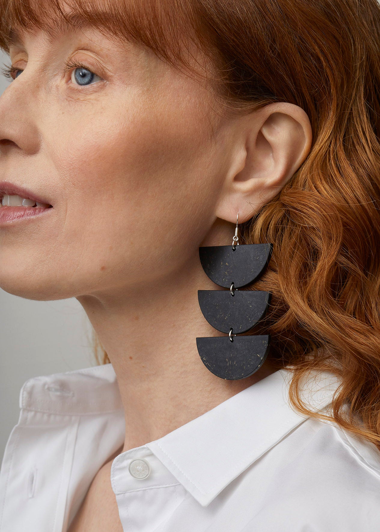 BEANS EARRINGS No.3, Warm Granite