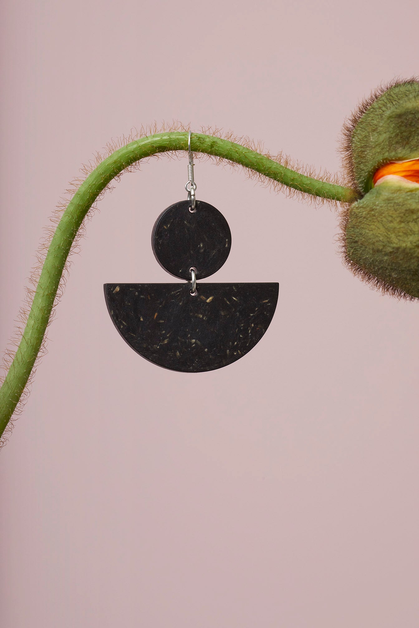 BEANS EARRINGS No.1, Warm Granite