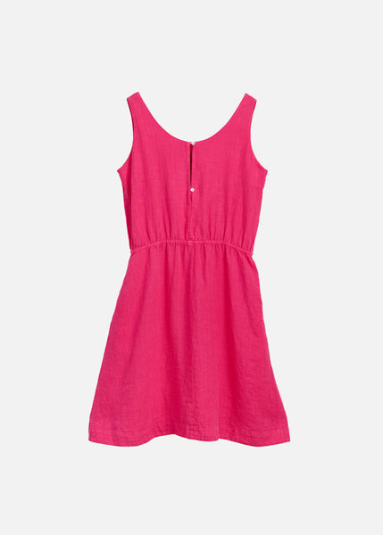 SUMMER DRESS linen, Flow Pink, Women
