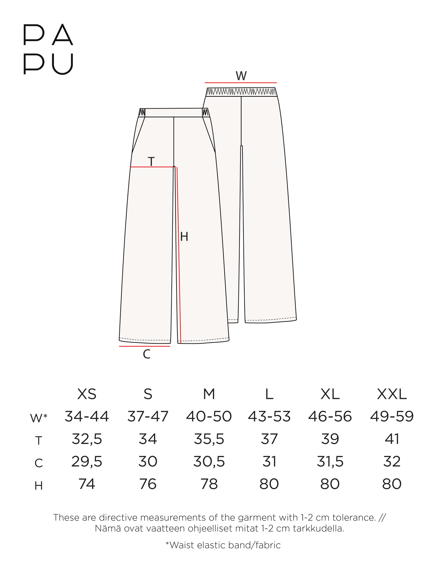 VIVID Wide-Leg Trousers, Black, Organic Cotton