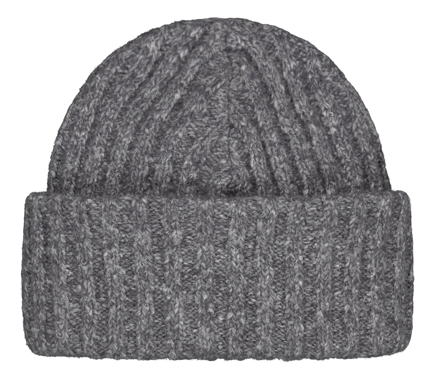 GIANT BEANIE, Fluffy knit, Granit Grey