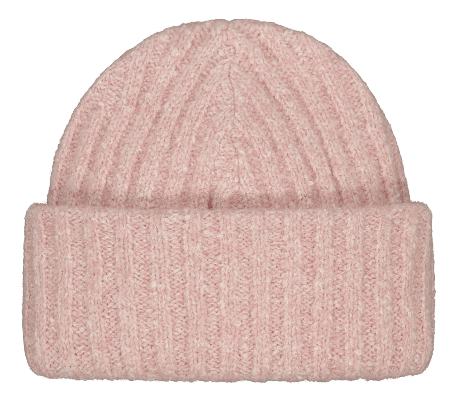 GIANT BEANIE, Fluffy knit, Rose, Women