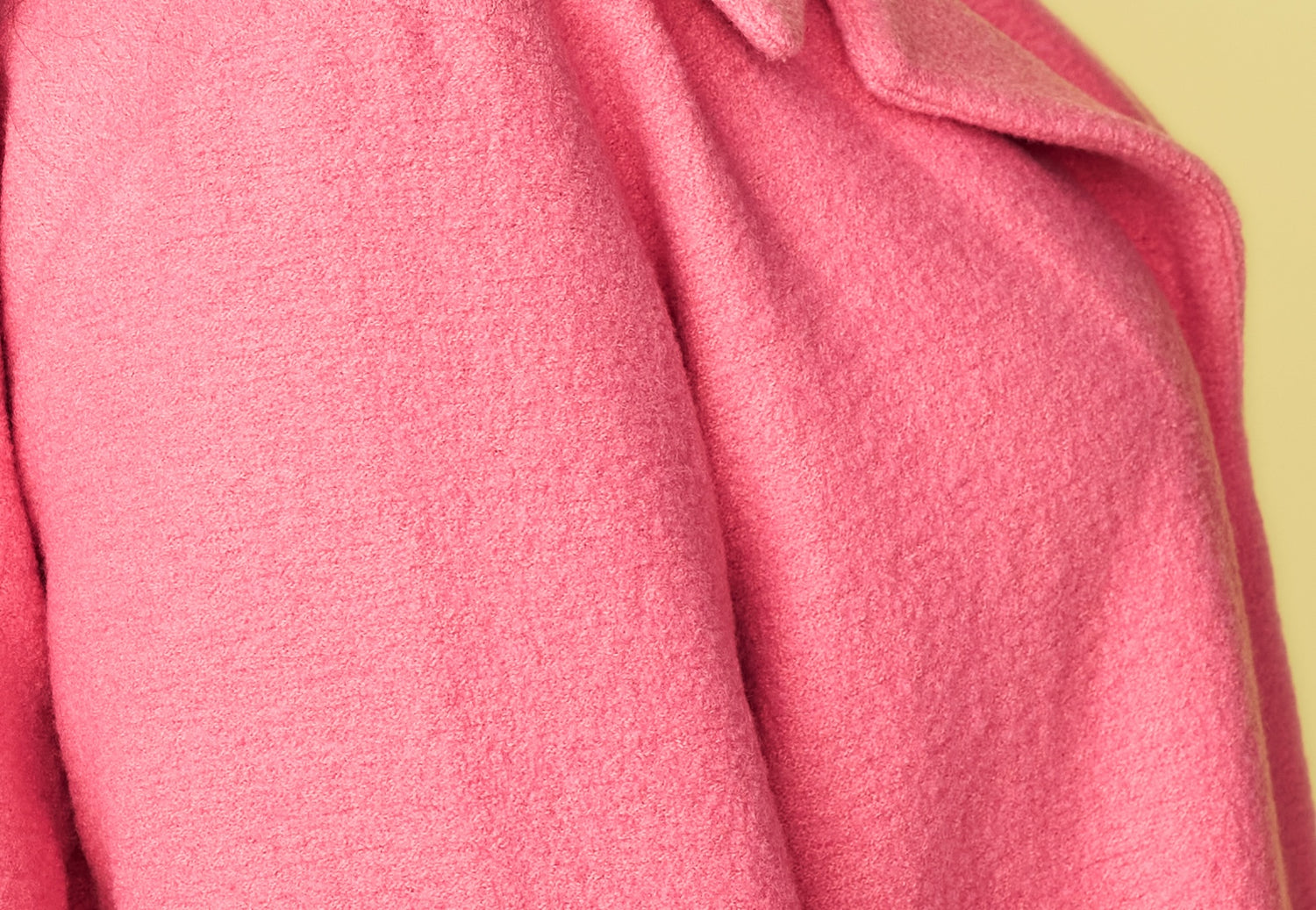 COZY WOOL COAT, Flow Pink