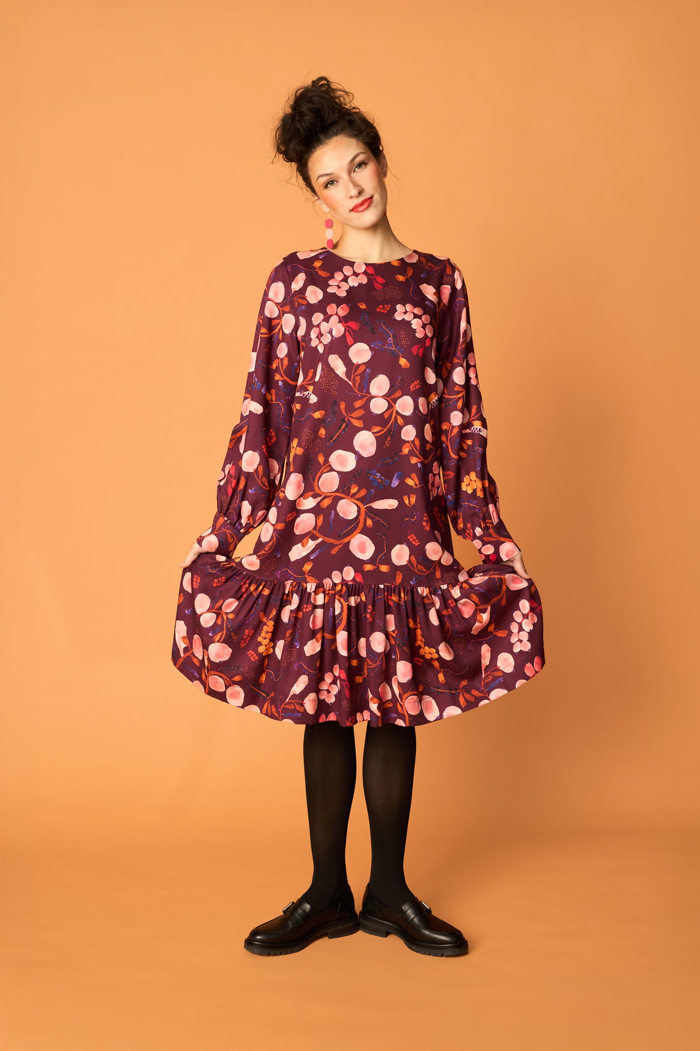 VOLUME DRESS, Berrycloud
