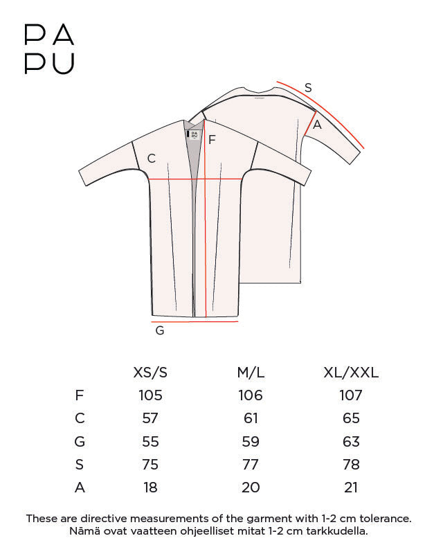 PRE-ORDER: LONG CARDIGAN, Giant Grid, reversible CREAM MELANGE