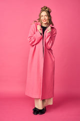 COZY WOOL COAT, Flow Pink