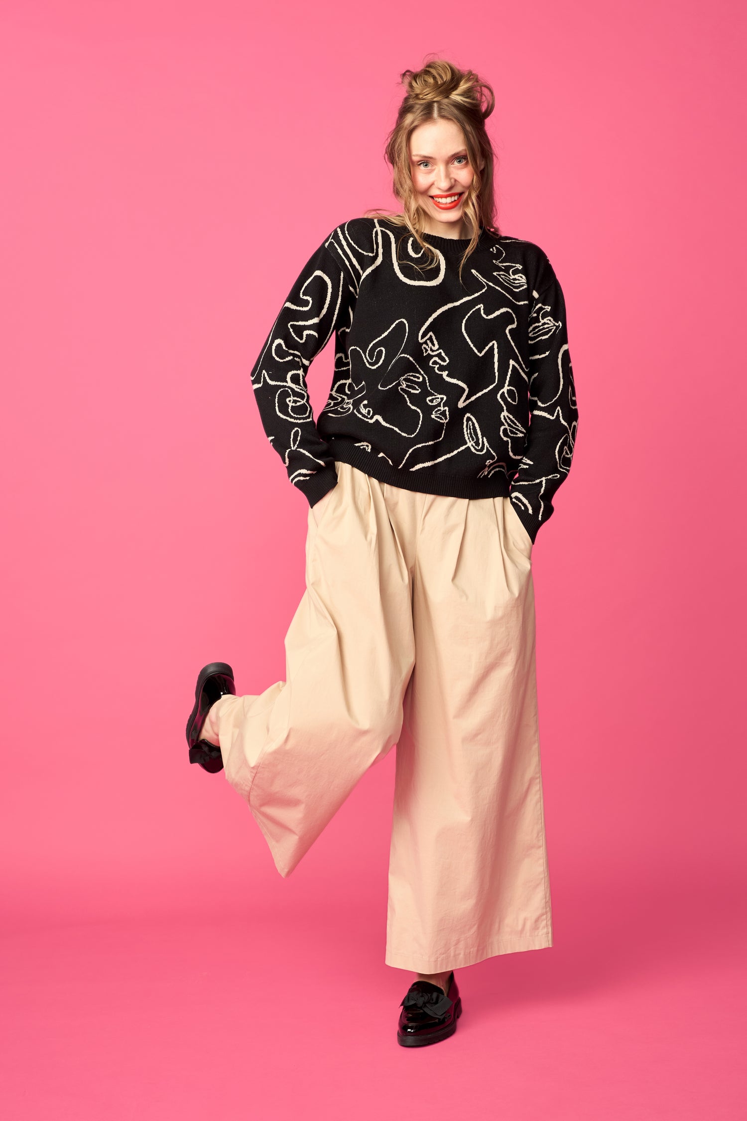 Knit Sweater, Lipstick