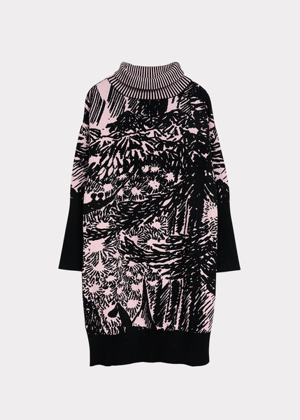 TURTLE NECK DRESS, Autumn Garden, Women