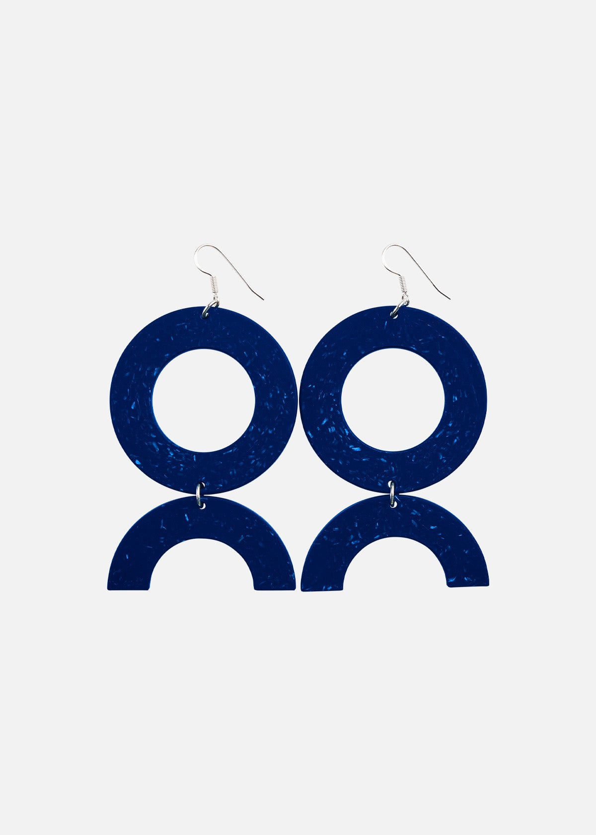 CIRCLES EARRINGS No.2, Sweet Blueberry