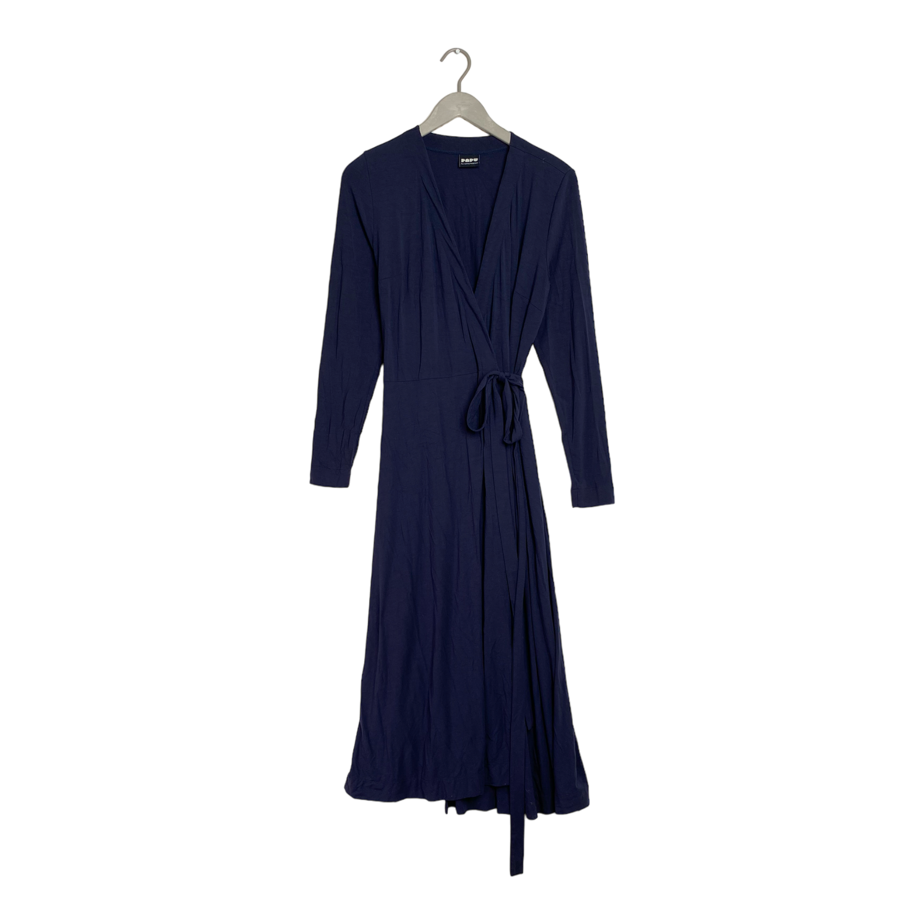 Papu belted wrap dress, midnight blue | woman M