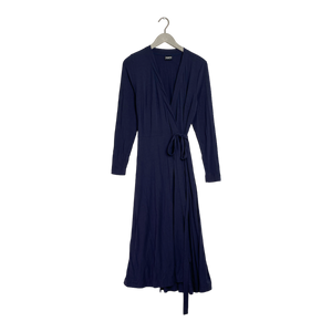 Papu belted wrap dress, midnight blue | woman M