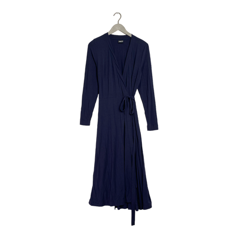 Papu belted wrap dress, midnight blue | woman M