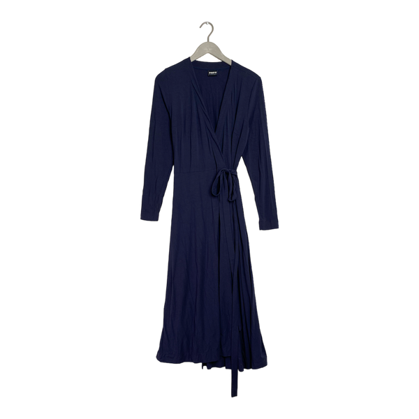 Papu belted wrap dress, midnight blue | woman M