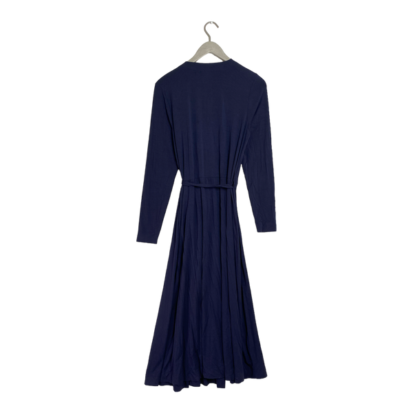 Papu belted wrap dress, midnight blue | woman M