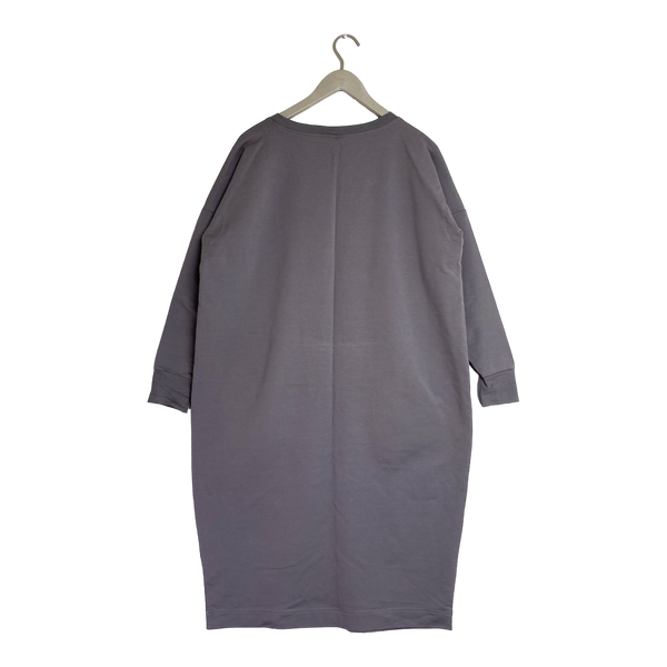 Papu giant split dress, grey | woman S