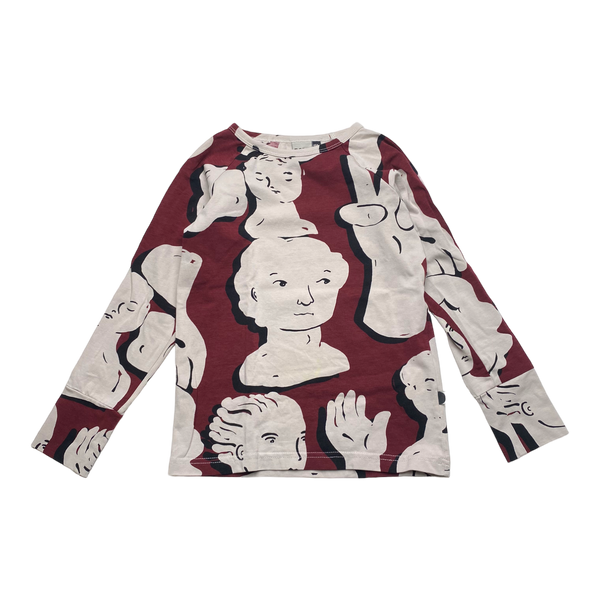 Papu shirt, faces | 110/116cm