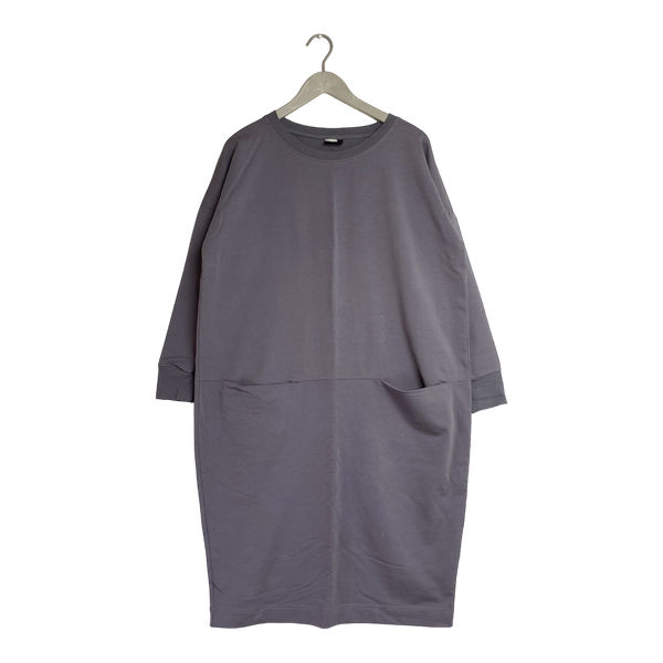 Papu giant split dress, grey | woman S