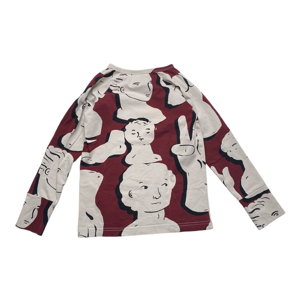 Papu shirt, faces | 110/116cm