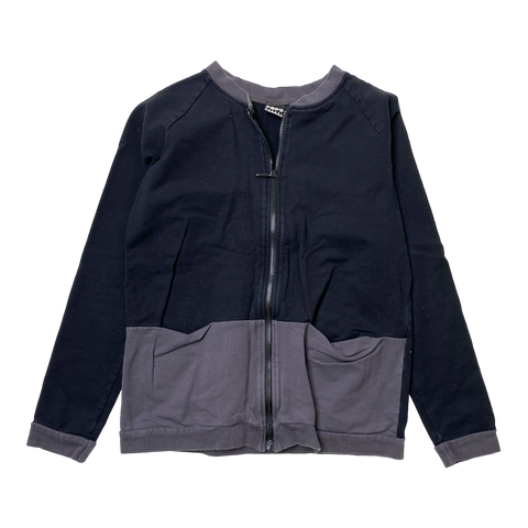 Papu zipper sweat jacket, jet | woman XS