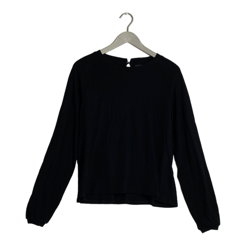 Papu knitted wool shirt, black | woman XS