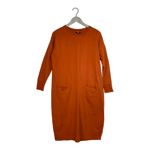 Papu giant split dress, rust | woman XS