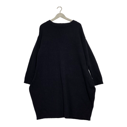 Papu kanto wool knit dress, black | woman XS/S