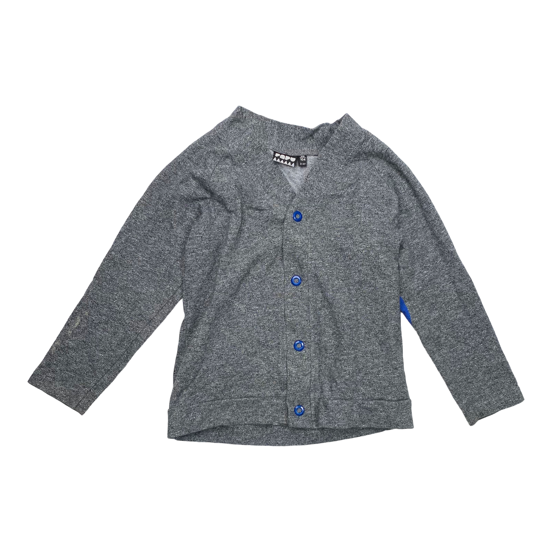 Papu sweat jacket, grey | 98/104cm