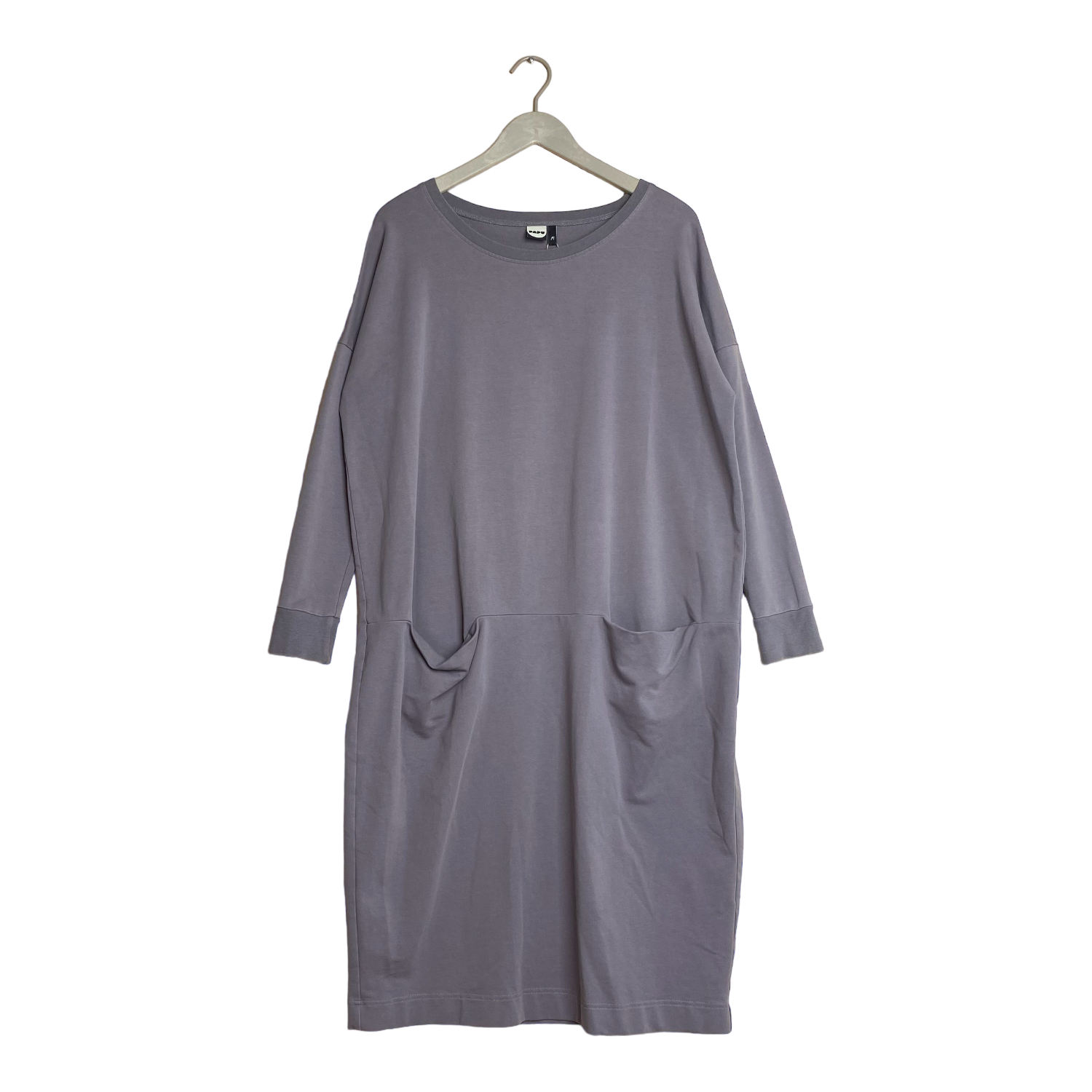 Papu giant split dress, french grey | woman M