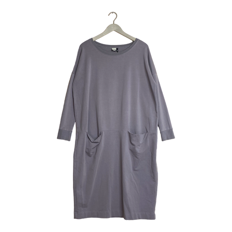 Papu giant split dress, french grey | woman M