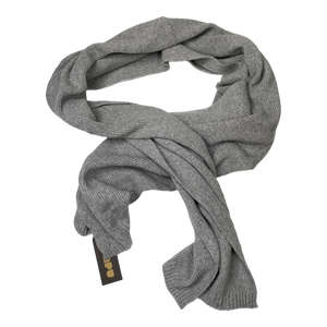 Papu knitted giant scarf, grey | woman onesize