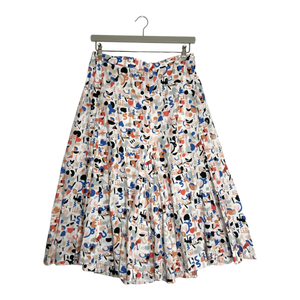 Skirt culottes, multicolor | woman XL