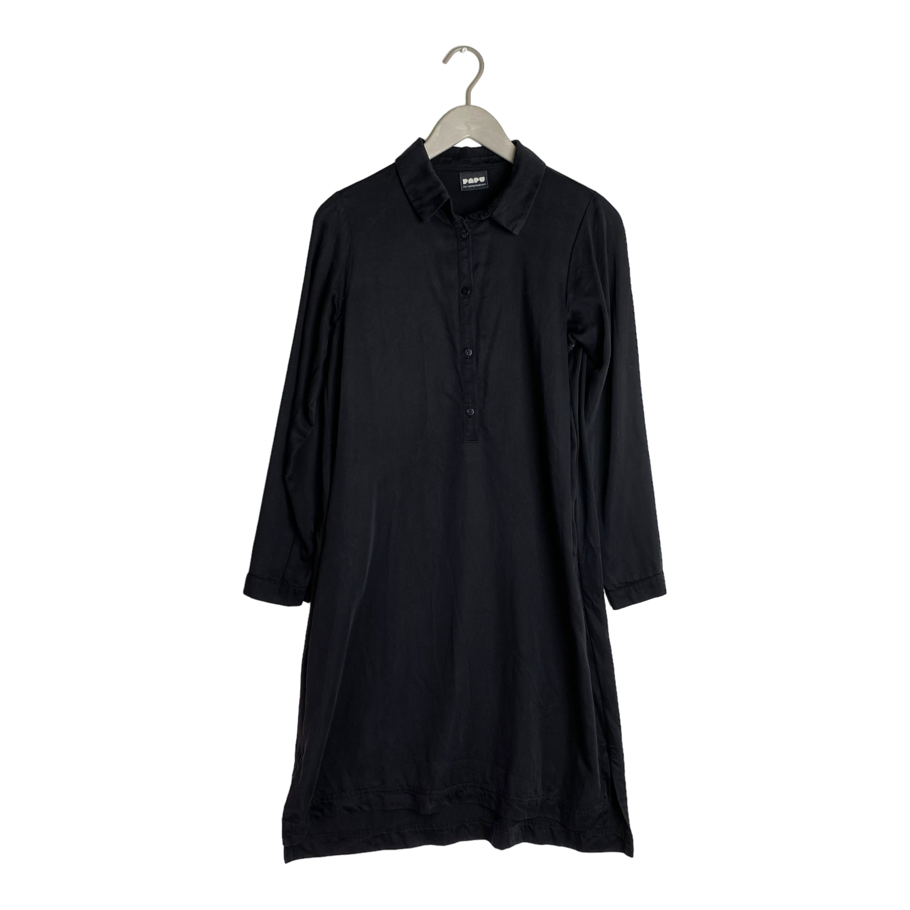 Papu shirt dress, black | woman XS