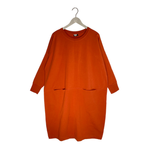 Papu giant split dress, burnt orange | woman XL