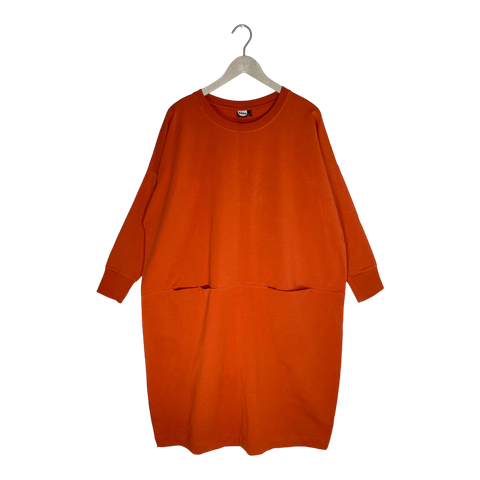 Papu giant split dress, burnt orange | woman XL