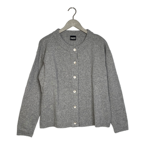 Papu merino wool cardigan, grey | women XS/S