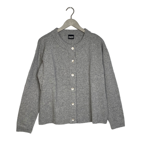 Papu merino wool cardigan, grey | women XS/S