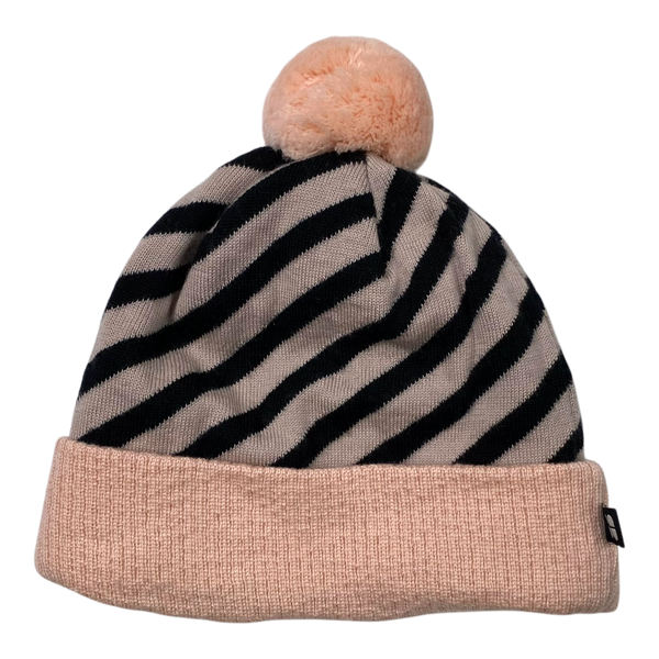 Merino pom beanie, misty rose | 3-5y