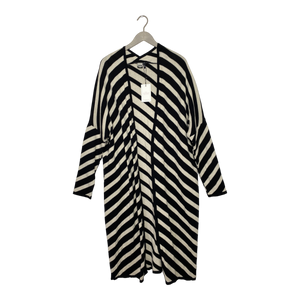 Papu long knitted cardigan, stripes | woman M/L