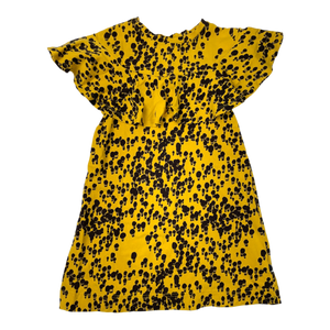 Dress, black/yellow | 122/128 cm